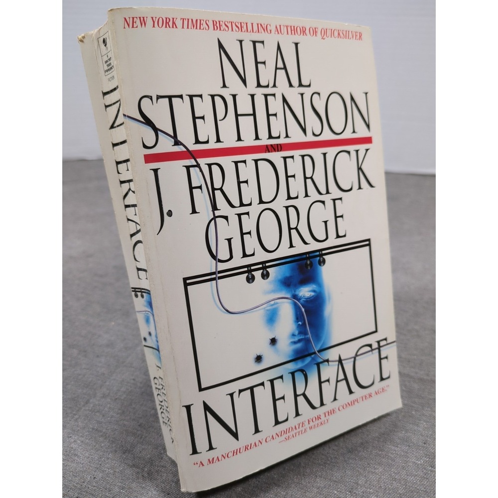 Interface Neal Stephenson J. Frederick‎ George Bantam Spectra Trade PB June 2005
